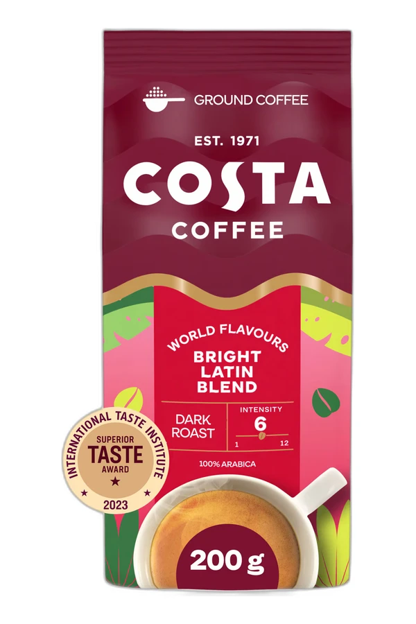 Costa Coffee The Bright Blend őrölt kávé (200g)