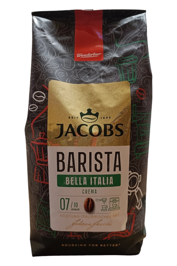 Jacobs Barista Crema Bella Italia szemes kávé (1kg)