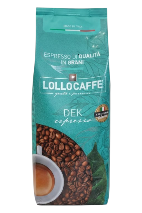 Lollo Caffe Deka koffeinmentes szemes kávé (1kg)